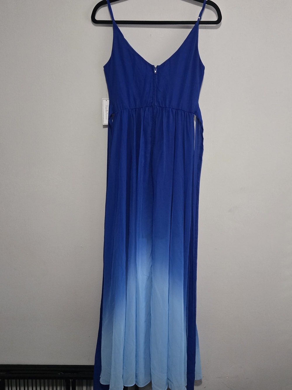Premier Amour Royal Blue Ombre Maxi Dress